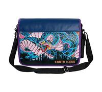 Gaya Entertainment Saints Row Messenger Bag Snake Mural, Blue/Black, S