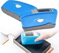 GAYAYAS Digital Glossmeter, Single Angle Portable Gloss Tester Meter, 3 Angle Gloss Meter, 100 Standard Samples, with Software, For Paint Leather Hardware Gloss Detection A(300)