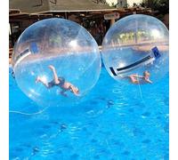 GAYAYAS Walk On Water Walking Ball, Giant Floating Rolling Bubble, Inflatable Water Walking Ball, with Electric Air Pump, for Pool/lake Clear Dancing Ball,1.8m
