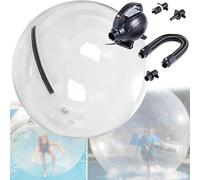 GAYAYAS Walk on Water Walking Ball Tizip zipper, Human Sized Hamster Ball Water Walking Ball Water Ball, for Pool/Lake Clear Dancing Ball 2.5m