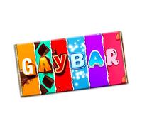Gaybar Rude Funny Chocolate Bar Wrapper Gift Present For Birthday, Anniversary (#019) (without chocolate bar)