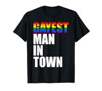 Gayest man in Town LGBT Gay Pride T-Shirt