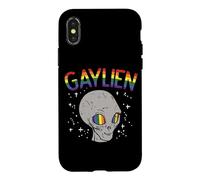 Gaylien Quote Space Pride Sexual Orientation Asexual Alien Case for iPhone X/XS
