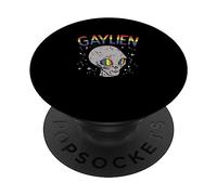 Gaylien Quote Space Pride Sexual Orientation Asexual Alien PopSockets Adhesive PopGrip