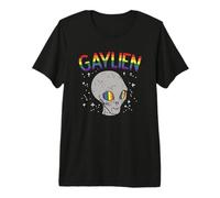 Gaylien Quote Space Pride Sexual Orientation Asexual Alien Premium T-Shirt