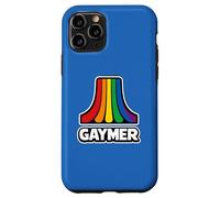 Gaymer Pride Retro Gaming Rainbow Arcade LBQTI Case for iPhone 11 Pro