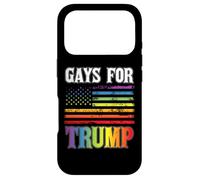 Gays For Trump LGBT Pride Gay Rainbow Flag Vote Republican Case for iPhone 17 Pro