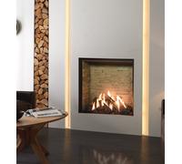 Gazco Reflex 75T-3 - 3-Sided Balanced Flue Hole in the Wall Gas Fire