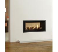 Gazco Studio 2 Duplex Double Sided Balanced Flue Hole In The Wall Gas Fire