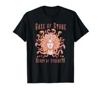 Gaze of Stone Heart of Strength The Female Gaze Medusa T-Shirt