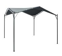 Gazebo 3x3 m Anthracite Steel Frame Oxford Fabric Canopy Outdoor Shelter2.6mHUV
