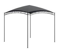Gazebo 3x3x2.65m Anthracite Steel Frame Polyester Roof PA Coating Outdoor Events