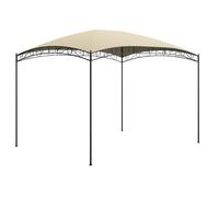 Gazebo 3x4x2.65m Cream Steel Frame Polyester Roof PA Coating Outdoor Party Patio