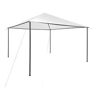 Gazebo 4x4x3m White Steel Frame Oxford Fabric Canopy Water-Resistant UVProtected