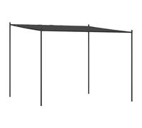 vidaXL Gazebo Anthracite 3x3 m 180 g/m² Fabric and Steel Outdoor Party Marquee