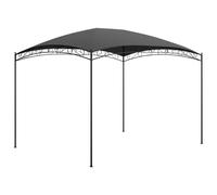 Gazebo Anthracite 3x4x2.65m Steel Frame Polyester Canopy PA Coated 180g/m2 Easy