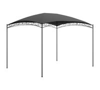Gazebo Anthracite 3x4x2.65m Steel Frame Polyester PA-Coated 180g/m² Garden Large