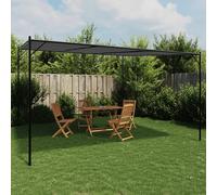 vidaXL Gazebo Anthracite 4x4 m 180 g/m² Fabric and Steel Outdoor Party Marquee