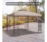 Gazebo Canopy Roof 3 x 3 m Top Replacement Cover Spare Part