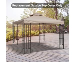 Gazebo Canopy Roof 3 x 3 m Top Replacement Cover Spare Part