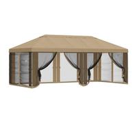 Gazebo Cover with Sidewalls Polyester Canopy Outdoor Shade Terrace vidaXL