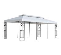 Gazebo Fabric White 300 x 600 cm Polyester vidaXL