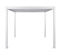 Gazebo FORNOLI Metal 310 cm 310 cm White
