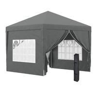 Outsunny 3X3(M) Pop Up Gazebo Canopy Marquee W/ Carry Bag, Grey