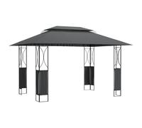 Gazebo Outdoor Canopy Marquee Garden Gazebo with Roof Anthracite Steel vidaXL