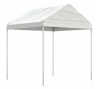 Gazebo Part Tent with Roof Pavilion Outdoor Marquee White Polyethylene vidaXL