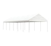 Gazebo Part Tent with Roof Pavilion Outdoor Marquee White Polyethylene vidaXL