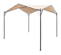 Gazebo 3x3 m Anthracite Steel Frame Oxford Fabric Canopy Outdoor Shelter2.6mHUV