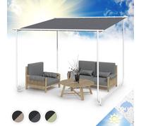 Gazebo Pergola Garden Tent Heavy Duty Outdoor Party Marquee Canopy Grey 3x3 m