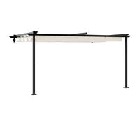vidaXL Gazebo Cream 400 x 300 x 200 cm Polyester