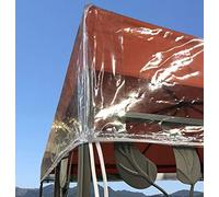 Gazebo Protective Cover 3 x 3 m Waterproof Transparent Weather