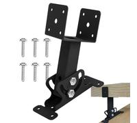 Gazebo Roof Raising Bracket - Atmospheric Resistant With Adjustable Angle - Metal Roof Support Bracket For Arbor, Terrace Garden Porch Backyard For Designer Users