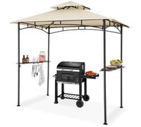 Gazebo Shelter Weather-Resistant With Ventilation Plus Shelves Barbecue Upgrade