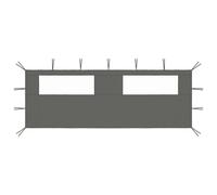 vidaXL Gazebo Sidewall with Windows Anthracite Party Tent Outdoor Canopy Wall