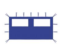 Gazebo Sidewall with PVC Window Blue 4x2m Polyester Party Tent Wall Easy-Fit HD