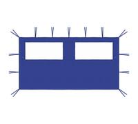vidaXL Gazebo Sidewall with Windows Blue Party Tent Outdoor Canopy Wall Garden