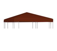 Gazebo Top Cover Bordeaux 3x3m Polyester PVC Coated 310g/m² Waterproof HeavyDuty