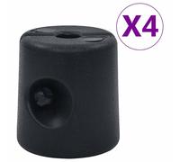 Gazebo Weights Pavilion weight Umbrella Canopy Stand Holder PE 4 pcs vidaXL