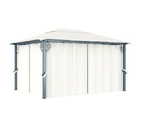 Gazebo 300x300 cm Anthracite Aluminium & Steel, Oxford Fabric Roof, 4 Curtains.