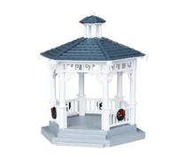 Gazebo With Decorations 6pcs Lemax Christmas Village Table Accents