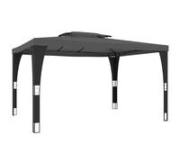Gazebo with Double Roof Pavilion Tent Marquee Balcony Shelter Steel vidaXL