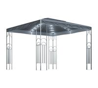 Gazebo with LED String Lights Outdoor Pavilion Sunshade Canopy Tent vidaXL