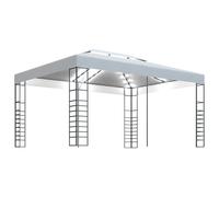 Gazebo with LED String Lights Outdoor Pavilion Sunshade Canopy Tent vidaXL