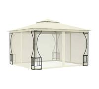 vidaXL Gazebo with Nets 300x300x265 cm Anthracite, Black
