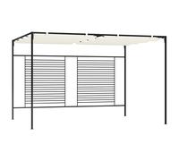 vidaXL Gazebo With Retractable Roof 3X4X2.3 M Cream 180 G/M², Cream