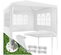 Tectake Gazebo Baraban 3x3m w/ 3 Side Panels